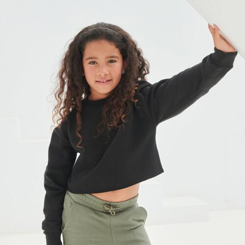 Kids cropped slounge sweat Thumbnail