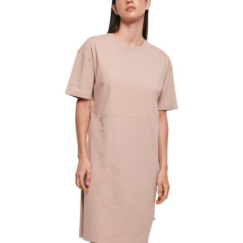 Women's organic oversizes slit tee dress Thumbnail