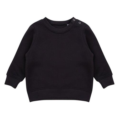 Crew neck sweatshirt with shoulder poppers Thumbnail
