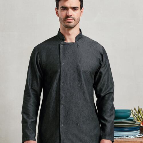 Denim chef's jacket Thumbnail