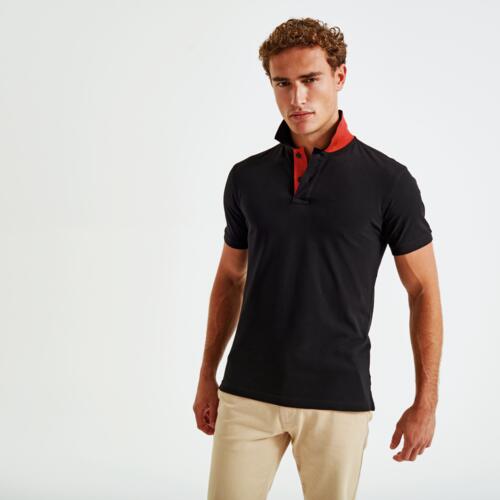 Mens contrast polo Thumbnail